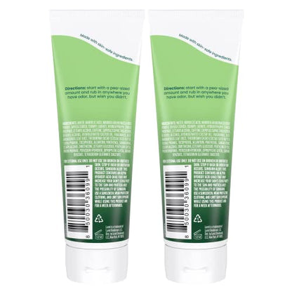 Lume Whole Body Deodorant - Invisible Cream Tube - 72 Hour Odor Control - Aluminum Free, Baking Soda Free, Skin Safe - 3.0 ounce (Pack of 2) (Fresh Alpine)