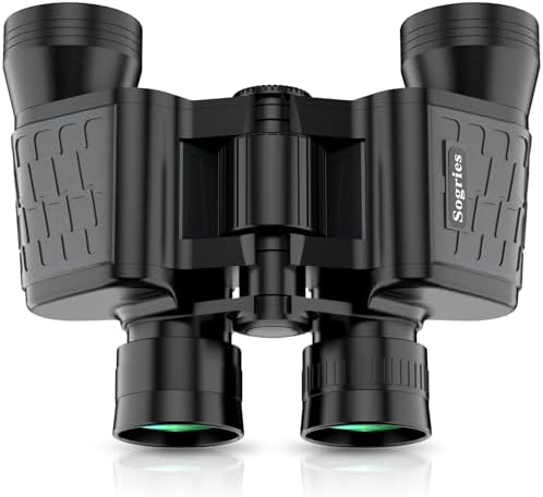 8x40 HD Binoculars for Adults -Waterproof & Compact Binoculars for Bird Watching, Hunting, Travel – Low Light Vision, Non-Slip Grip, Durable Optics