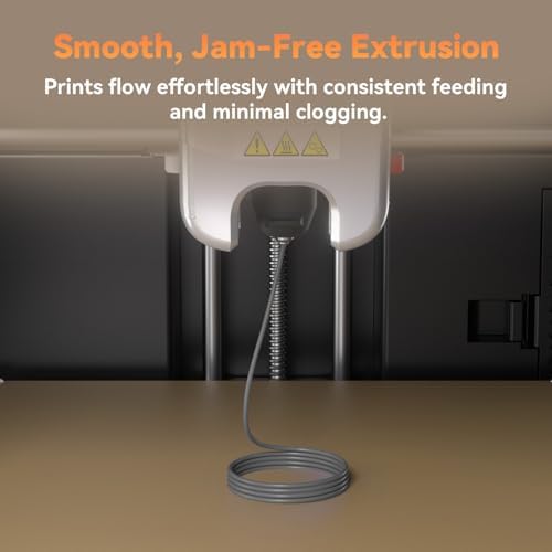 FLASHFORGE PLA Filament 1.75mm +/- 0.02mm, Matte Grey 3D Printer Filament 1kg (2.2lbs) Spool, Excellent Printing Performance, Easy to Use for Most FDM 3D Printers