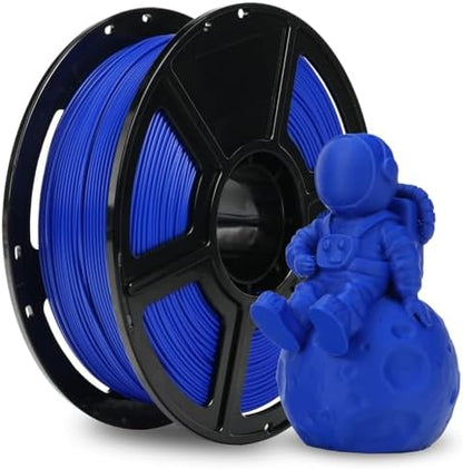 FLASHFORGE PLA Filament 1.75mm +/- 0.02mm, Matte Blue 3D Printer Filament 1kg (2.2lbs) Spool, Excellent Printing Performance, Easy to Use for Most FDM 3D Printers
