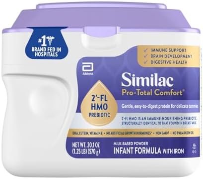 Similac Pro-Total Comfort Infant Formula With Iron, 20.1-oz Tub