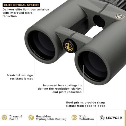 Leupold BX-4 Pro Guide HD Binoculars, 10x42mm Gen 2 (184761)