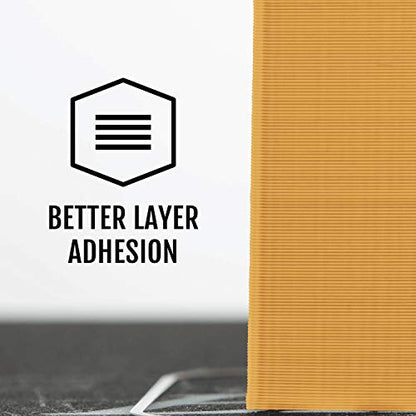 HATCHBOX 1.75mm Gold PLA 3D Printer Filament, 1 KG Spool, Dimensional Accuracy +/- 0.03 mm, 3D Printing Filament