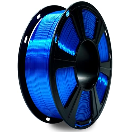 GIANTARM 3D Printer Filament, Silk Royal Blue Pla Filament, 1Kg(2.2lbs) Spool, 1.75mm Dimension Accuracy +/- 0.03mm, 3D Printing Filament