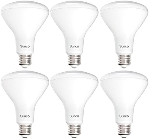 Sunco 6 Pack BR30 Light Bulb LED Recessed Can Light Bulbs, Indoor Flood Lights 850 LM, 11W (65W Equivalent), 3000K Warm White, Dimmable, E26 Base, for Home, Kitchen, Bedroom UL