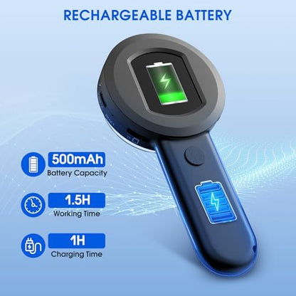 Pocket Digital Microscope for Adults Kids: 100X Handheld Magnifying Glass with Light, USB Coin Magnifier for Collector, Portable Jewelers Loupe with 2" Screen, Mini Scope for Trichome