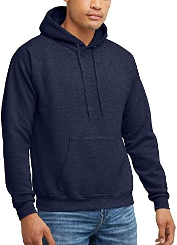 Hanes EcoSmart Hoodie, Midweight Fleece, Pullover Hooded Sweatshirt for Men