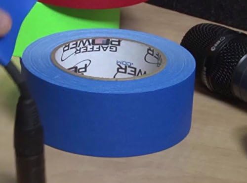Gaffer Power Gaffers Tape 2 Inch | Electric Blue | USA Made Quality | Leaves No Residue