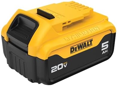 DEWALT 20V MAX Lithium-Ion Battery 2-Pack and Charger, 5.0 Ah, Battery Starter Kit (DCB205-2c)