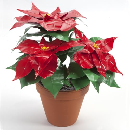 Duck Color Duct Tape Project Pack, 3-Roll, 1.88 Inches x 30 Yards, 90 Yards Total, Red, 3-Rolls (242911)