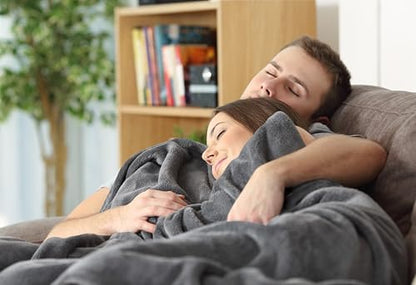 Utopia Bedding Fleece Blanket Queen Size Grey 300GSM Luxury Anti-Static Fuzzy Soft Microfiber Bed Blanket (90x90 Inch)