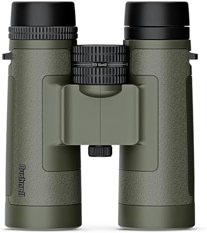 Bushnell R3 Binoculars with Vault Lite Bino Chest Harness, HD Optical System, Fully Multi-Coated Lenses, EXO Barrier, IPX7 Waterproof - Binoculars for Bird Watching and Wildlife Observation