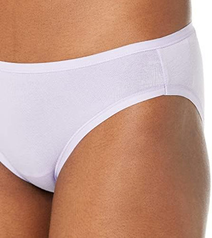 Amazon Essentials Women's Cotton Bikini Brief Underwear (Available in Plus Size), Multipacks