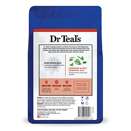 Dr Teal's Pure Epsom Salt, Lavender, Eucalyptus & Wellness Trio Bundle, 3 lbs (Pack of 3)