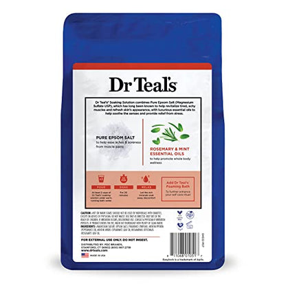 Dr Teal's Pure Epsom Salt, Lavender, Eucalyptus & Wellness Trio Bundle, 3 lbs (Pack of 3)