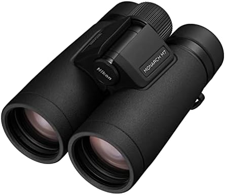 Nikon MONARCH M7 10x42 Binocular |Waterproof, fogproof, rubber-armored Full-Size Binocular with ED glass & wide field of view, oil & water repellent coating & locking diopter |Official Nikon USA Model