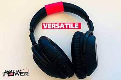 Gaffer Power Real Professional Grade Gaffer Tape, Made in The USA, | Durable, Versatile | Weather Resistant | Leaves No Residue | Fluorescent Pink Tape, 2 in x 30 Yds