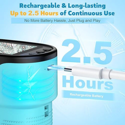 1000X Pocket Microscope for Kids - 4K 2.0" Screen, Digital Mini Scope with Slides Kit, Rechargeable Lab Handheld Portable Microscopes for Kids 4-12 Students Teens