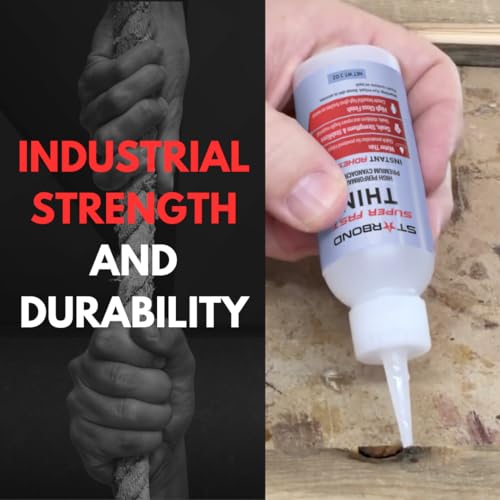 Premium Grade Cyanoacrylate (CA) Super Glue by Starbond - 16 oz. Complete Refill KIT (453g) - Super Fast Thin Adhesive, Precise Application for Woodturning, CA Finish, Woodworking, Hobby Models, Inlay