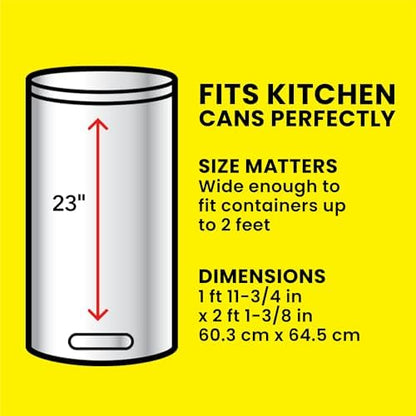 Glad ForceFlex Tall Kitchen Drawstring Trash Bags, 13 Gal, Fragrance Free, 110 Ct (Package May Vary)