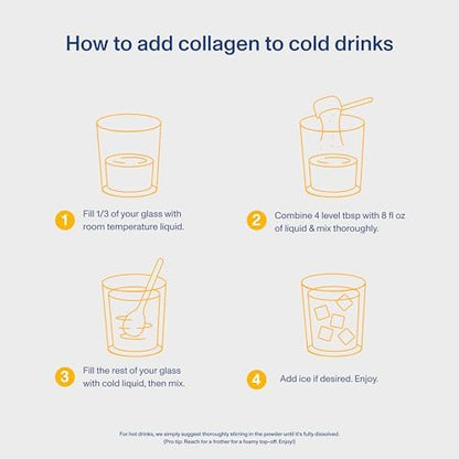 Vital Proteins Collagen Peptides Powder Vanilla - Supports Hair, Skin, Nails, Bones, Joints, Powder for Women