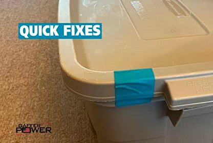 Gaffer Power Gaffers Tape 2 Inch | Aqua Teal | USA Made Quality | Leaves No Residue