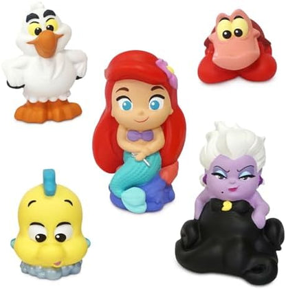 Disney Store Girl's Bath Set (Little Mermaid) - Kids Bath Accessories with Beloved Disney Characters - Colorful and Fun Bath Time Essentials for Kids - Suitable for All Ages