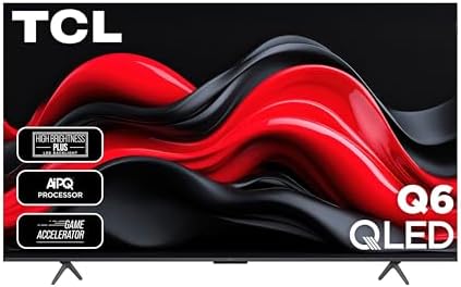 TCL 55-Inch Class Q65 QLED 4K Smart TV with Fire TV (55Q651F, 2024 Model), Dolby Vision, HDR PRO+, Dolby Atmos, Alexa Built-in with Voice Remote, Apple AirPlay 2 Compatibility, Streaming Television