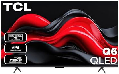 TCL 55-Inch Class Q65 QLED 4K Smart TV with Fire TV (55Q651F, 2024 Model), Dolby Vision, HDR PRO+, Dolby Atmos, Alexa Built-in with Voice Remote, Apple AirPlay 2 Compatibility, Streaming Television
