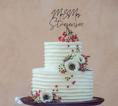 Wedding Cake Toppers, Wedding Cake Toppers Bride and Groom, Custom Cake Topper, Customize Your Own Anniversary Mr and Mrs Cake Topper