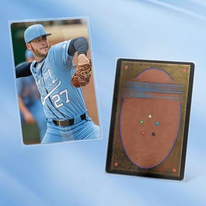 1000 Counts Card Sleeves, Matte Clear Card Sleeves Deck Card Protectors, Trading Card Sleeve Fit for MTG, Baseball, Sports, Game Cards (Matte Clear)
