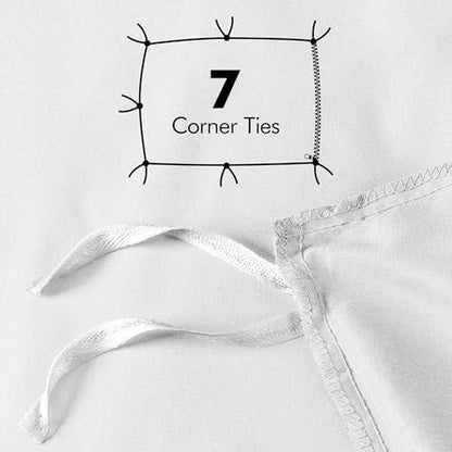 Utopia Bedding Duvet Cover Queen Size - 3 Piece with Zipper Closure - 1 Comforter Cover 90X90 Inches & 2 Pillow Shams 20X26 Inches (White) Comforter Not Included