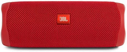 JBL FLIP 5 Waterproof Portable Bluetooth Speaker - Red (Renewed)