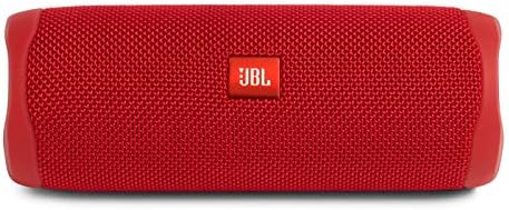 JBL FLIP 5 Waterproof Portable Bluetooth Speaker - Red (Renewed)