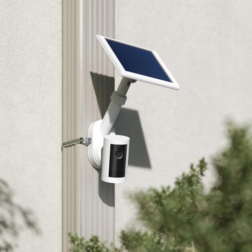 All-New Ring Pole and Wall Mount for Cameras and Solar Panels, White