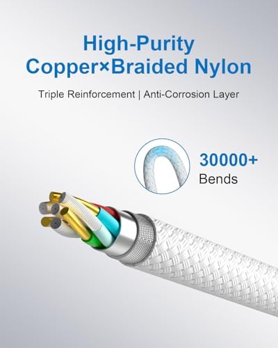 Mac Book Pro Charger - 96/70W USBC to Magnetic 3 Charger for Mac pro 14-16inch 2021 2023 2024 M1 M2 M3 M4, Mac Air 13-15inch 2022 2023 2024 2025 M2 M3 M4, Include 6.6ft Charge Cable