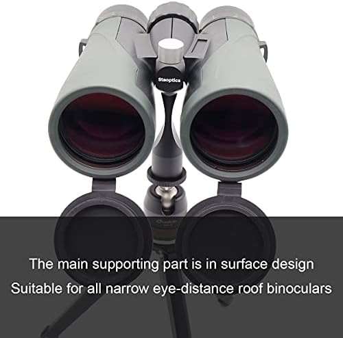 Binocular Tirpod Adapter Quick Release 1/4-20Inch Threading Detachable Mount Accessories for 8x40 8x42 10x50 10x56 12x50 12x60 15x60 15x70 25x70 etc Roof and Porro Zoom Binoculars