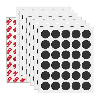 Round Magnets with Adhesive Backing, 240 Pieces 3M Strong Adhesive Circle Magnetic Tape (Diameter 0.8’’ x 0.08”) Anisotropy Magnets Dots for DIY Craft Art Projects
