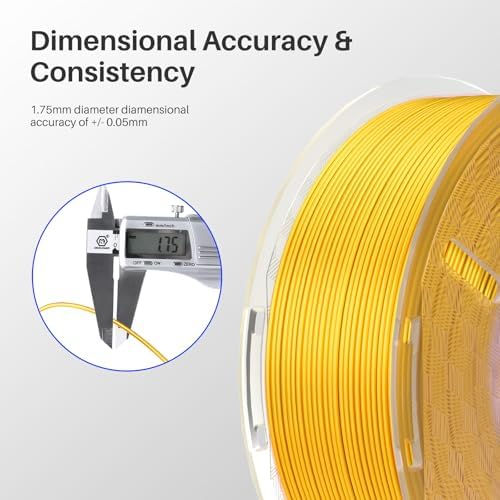 ELEGOO Silk PLA Filament Triple Colors Blue Green Orange, Shiny Tri-Color 3D Printer Filament 1.75mm Dimensional Accuracy +/- 0.05mm, 1kg Spool(2.2lbs) Fits for Most FDM 3D Printers