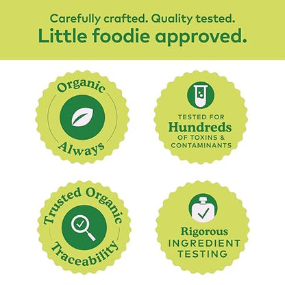 Plum Organics Stage 4 Variety Pack – Toddler’s Taste Adventure & Sunrise Pack – Mighty 4 & Mighty Morning Organic Fruit & Veggie Pouches – 4 oz Pouch, Pack of 18 (Amazon Exclusive)