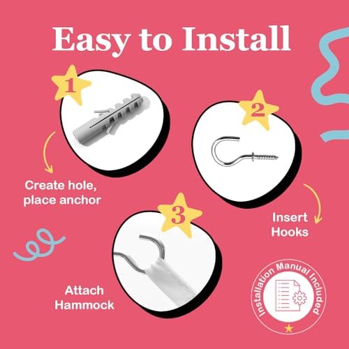 Lilly's Love Large Stuffed Animal Hammock | Corner Hanging Organizer, Stuffed Animal Storage | Easy to Hang Plushie Net w/Included Anchors & Hooks | Cute Room & Bedroom Decor (White, 2 Pack)