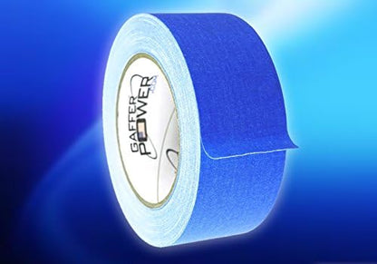 Gaffer Power Gaffers Tape 2 Inch | Electric Blue | USA Made Quality | Leaves No Residue
