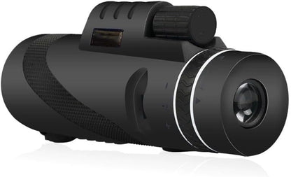 Monocular-Telescope 80x100 High Powered Monoculars High Definition for Adults High Powered with Smartphone Adapter Telescope Hunting Wildlife Bird Watching Travel Camping Hiking-Dark
