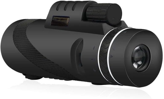 Monocular-Telescope 80x100 High Powered Monoculars High Definition for Adults High Powered with Smartphone Adapter Telescope Hunting Wildlife Bird Watching Travel Camping Hiking-Dark