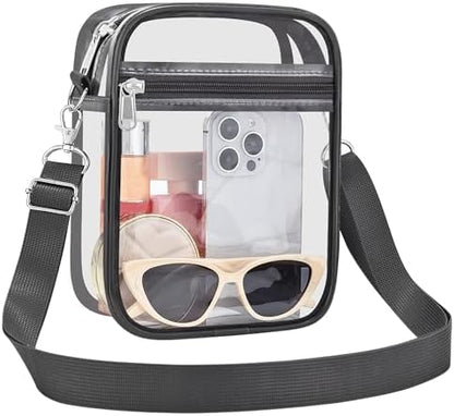 USPECLARE Clear Purse Stadium Approved CrossBody Bag for Men and Women