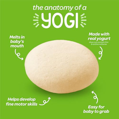 Happy Baby Organics Yogis Freeze-Dried Yogurt & Fruit Snacks, Variety Pack, 1 Ounce (Pack of 6)