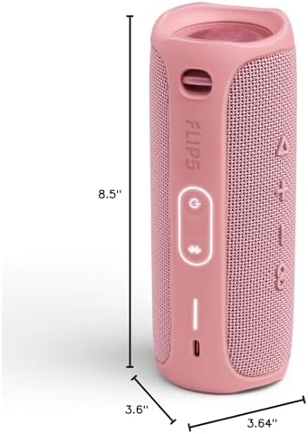 JBL FLIP 5 Waterproof Portable Bluetooth Speaker - Pink (Renewed)