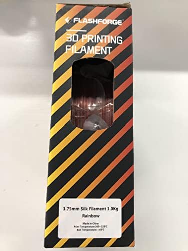 FLASHFORGE PLA Filament 1.75mm Galaxy Matte Black, 3D Printer Filament with Silver Glitter 1kg (2.2lbs) Spool, Dimensional Accuracy +/- 0.02mm, Shimmering 3D Printing Filament for Unique Finish