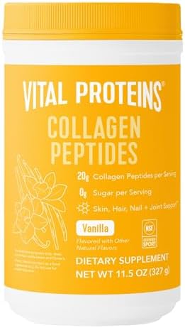 Vital Proteins Collagen Peptides Powder Vanilla - Supports Hair, Skin, Nails, Bones, Joints, Powder for Women