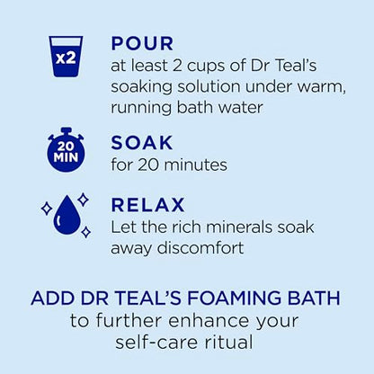 Dr Teal's Pure Epsom Salt, Lavender, Eucalyptus & Wellness Trio Bundle, 3 lbs (Pack of 3)